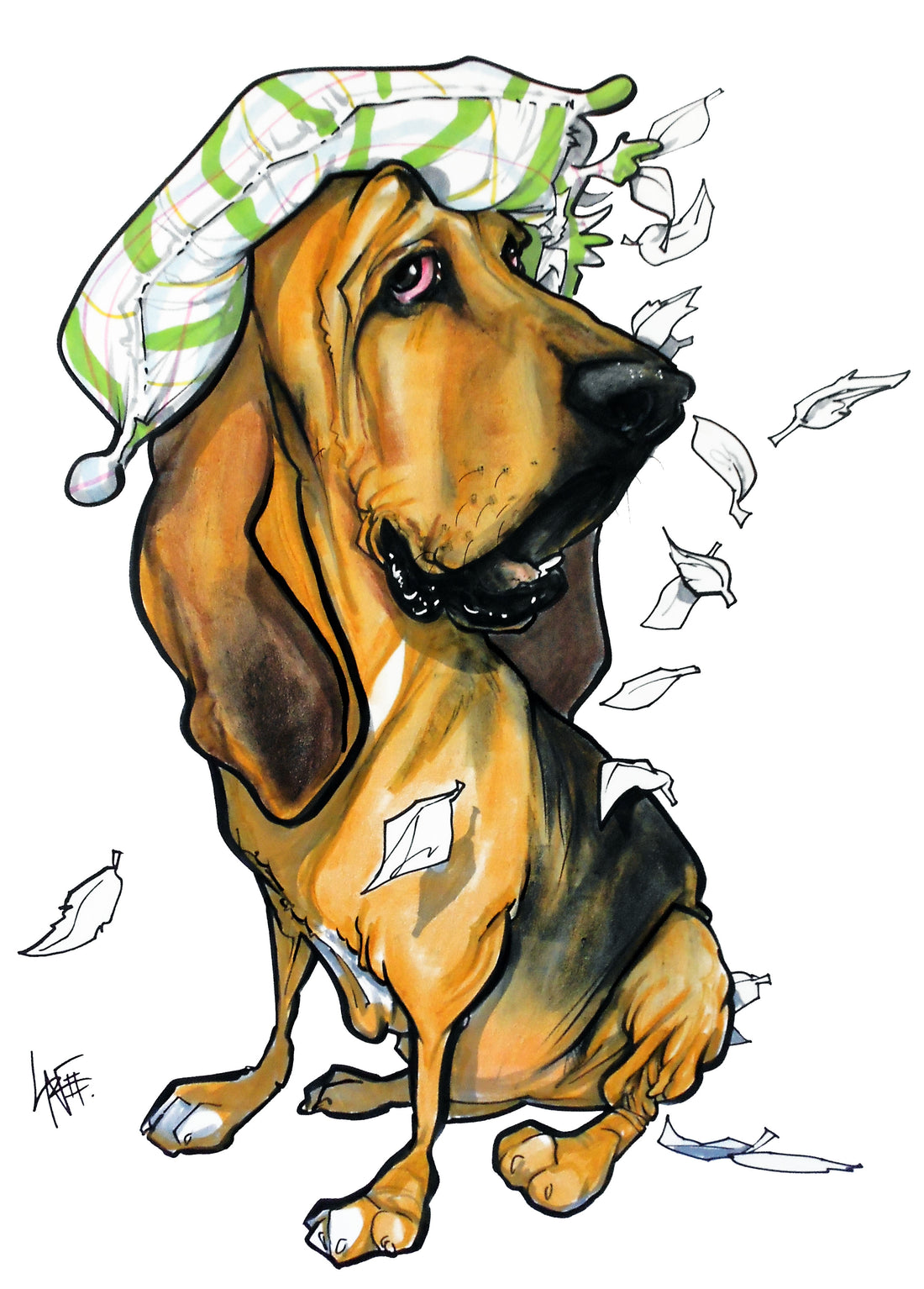 Pet Portrait Spotlight: Bloodhounds
