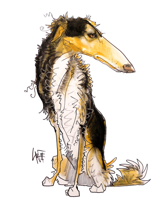 Pet Portrait Spotlight: Borzoi